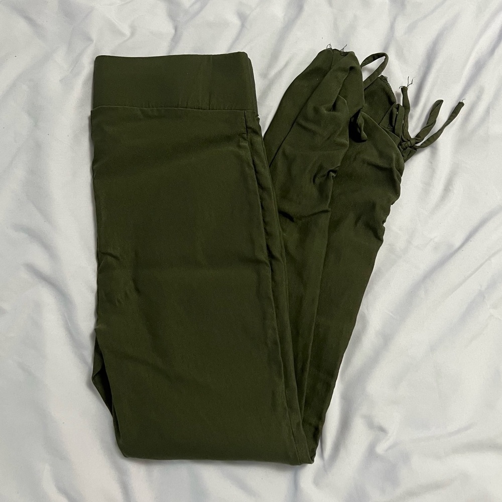 Green pants